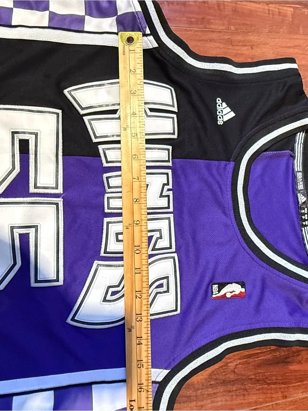 Jason Williams Sacramento Kings #55 Jersey Mens Sz Small Purple/Blk Preowned!